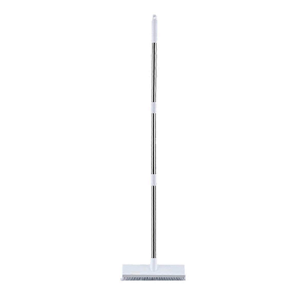 Floor Scrub Brush 2 in 1 Cleaning Brush with Adjustable Long Handle