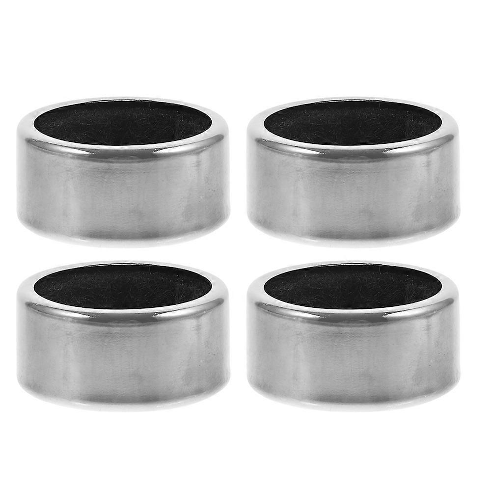 Drip Ring Collars Stainless Steel Leak Proof 4Pcs Set