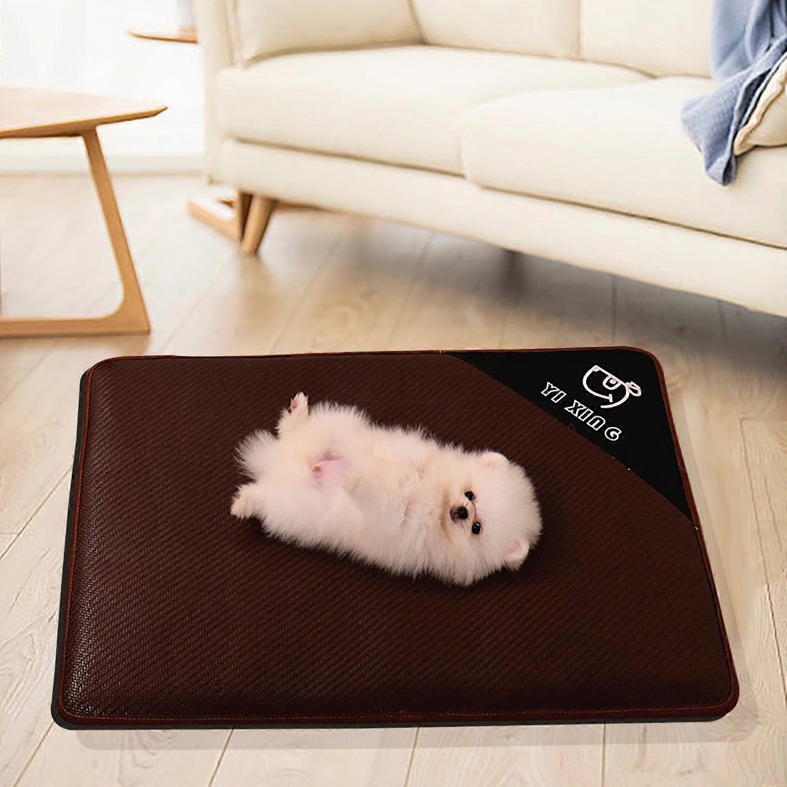 Up to 65% off Gnobogi Pet Mat Kennel Mat Can Be Removed And Washed In Summer Pet Ice Mat Summer Sleeping Mat on Clearance