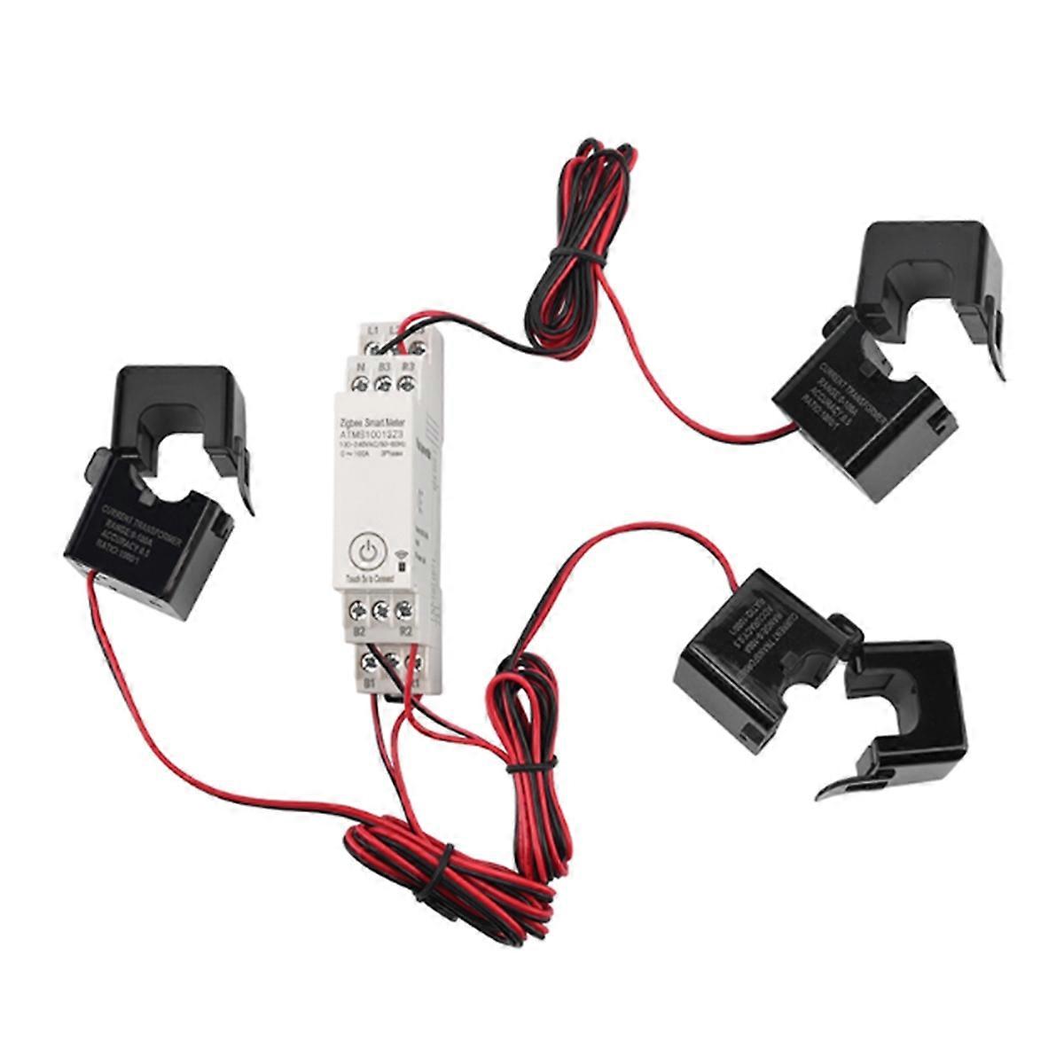 Zigbee Three-Phase Energy Meter Multifunctional Rail Energy Meter