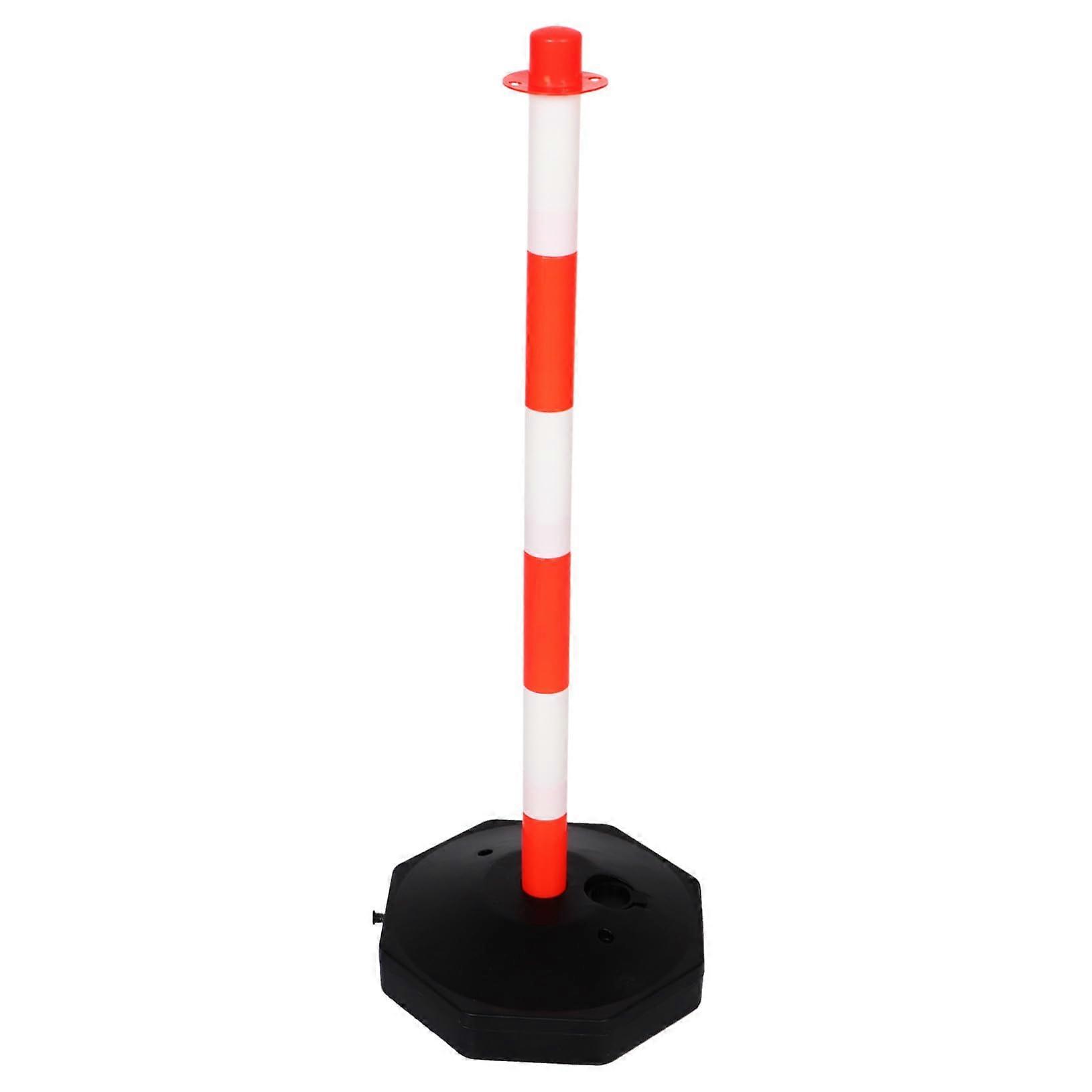 Water Refillable Delineator Post WeatherResistant PE Base Parking Stop Driveway Security Barrier Warning Column