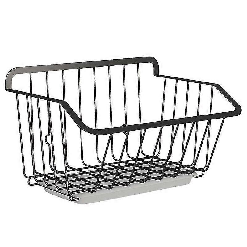 Kitchen Wall Hanging Storage Basket Fruit Vegetable Spice Rack With  Holders