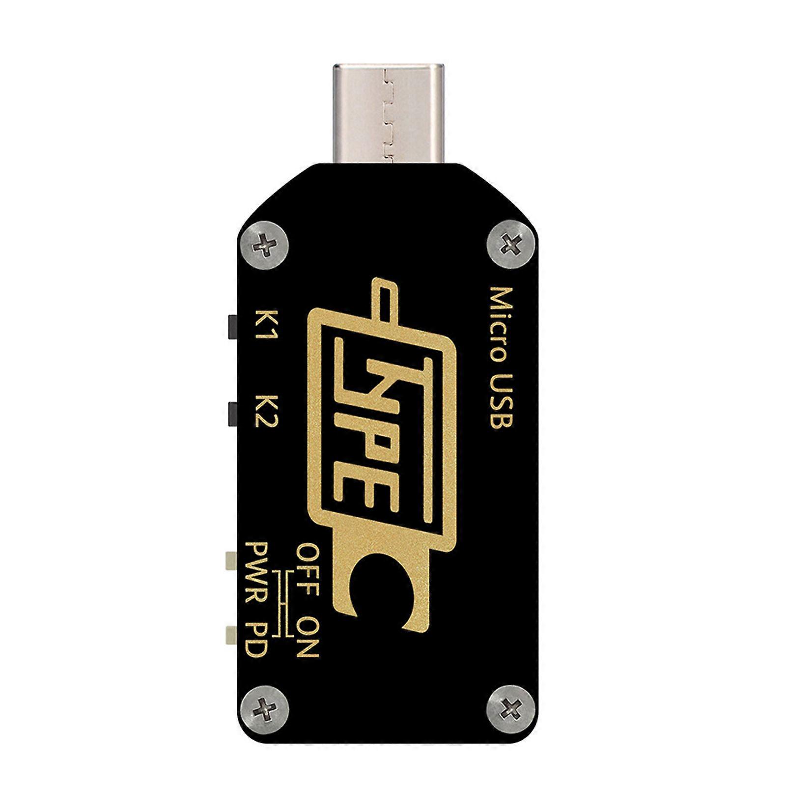 USB C Meter Tester Voltage Current Power Charger Voltmeter Ammeter Multimeter Tester Measure Resistance Measurement Multicolor