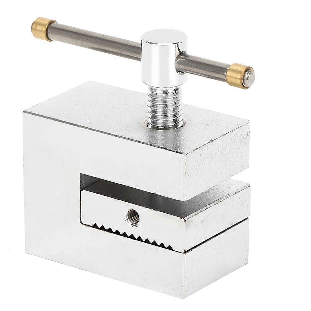 Straight Single Tooth Clamp Stainless Steel Push Pull Force Fixture for Tensile Tester 500N