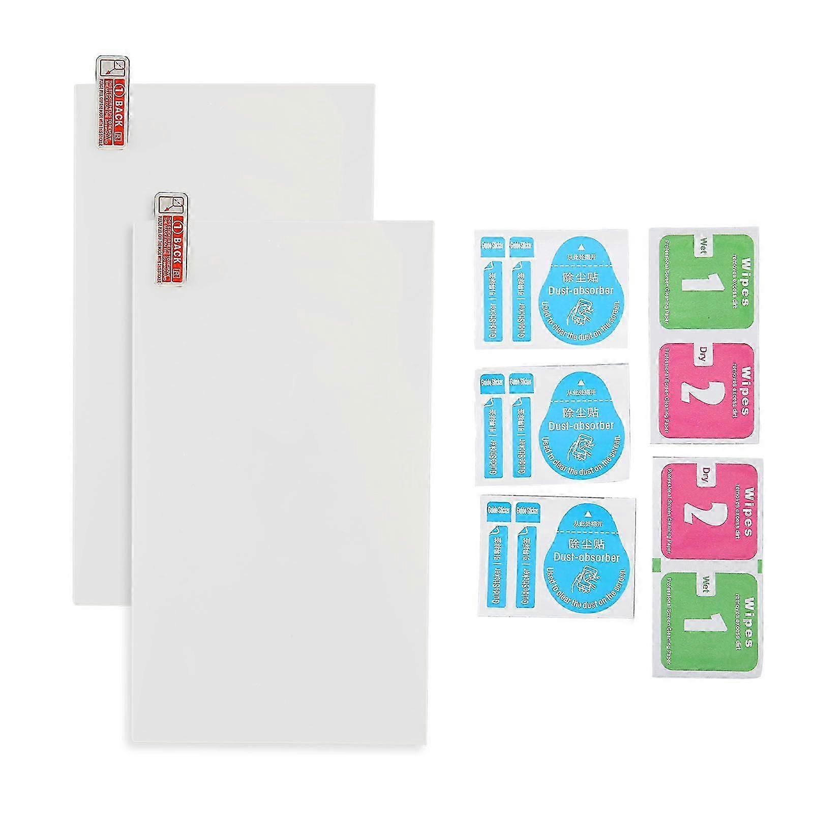 Screen Protector Scratch Resistant Dustproof Round Edge Easy Installation Tempered Film for Switch OLED Game Consoles