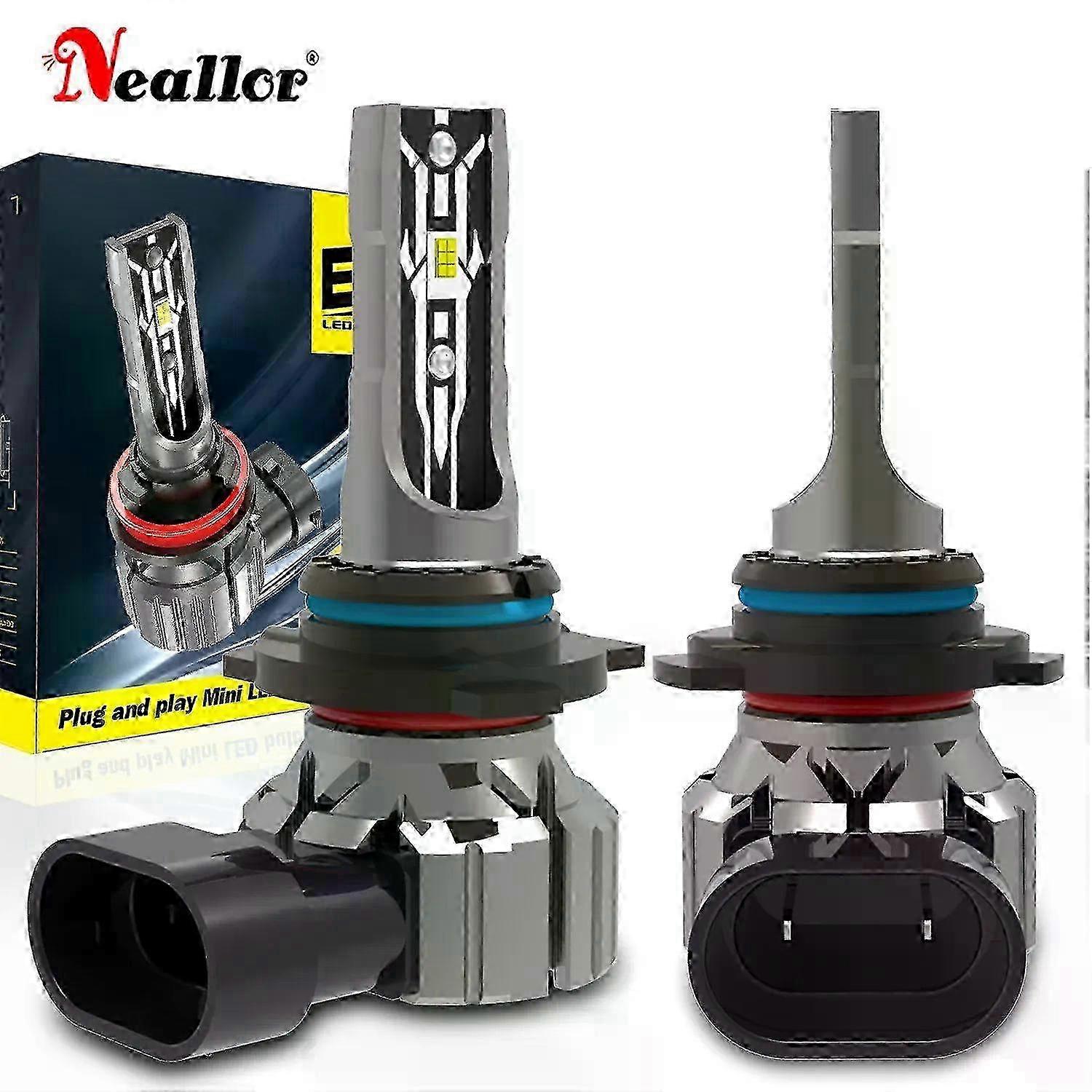 2x HIR2 9012 Canbus No Error H11 H8 LED White Led Fog Lights H4 LED Bulb Car Driving Running Lamp Suitable for BMW Toyota Skoda Suitable for d Lada 20