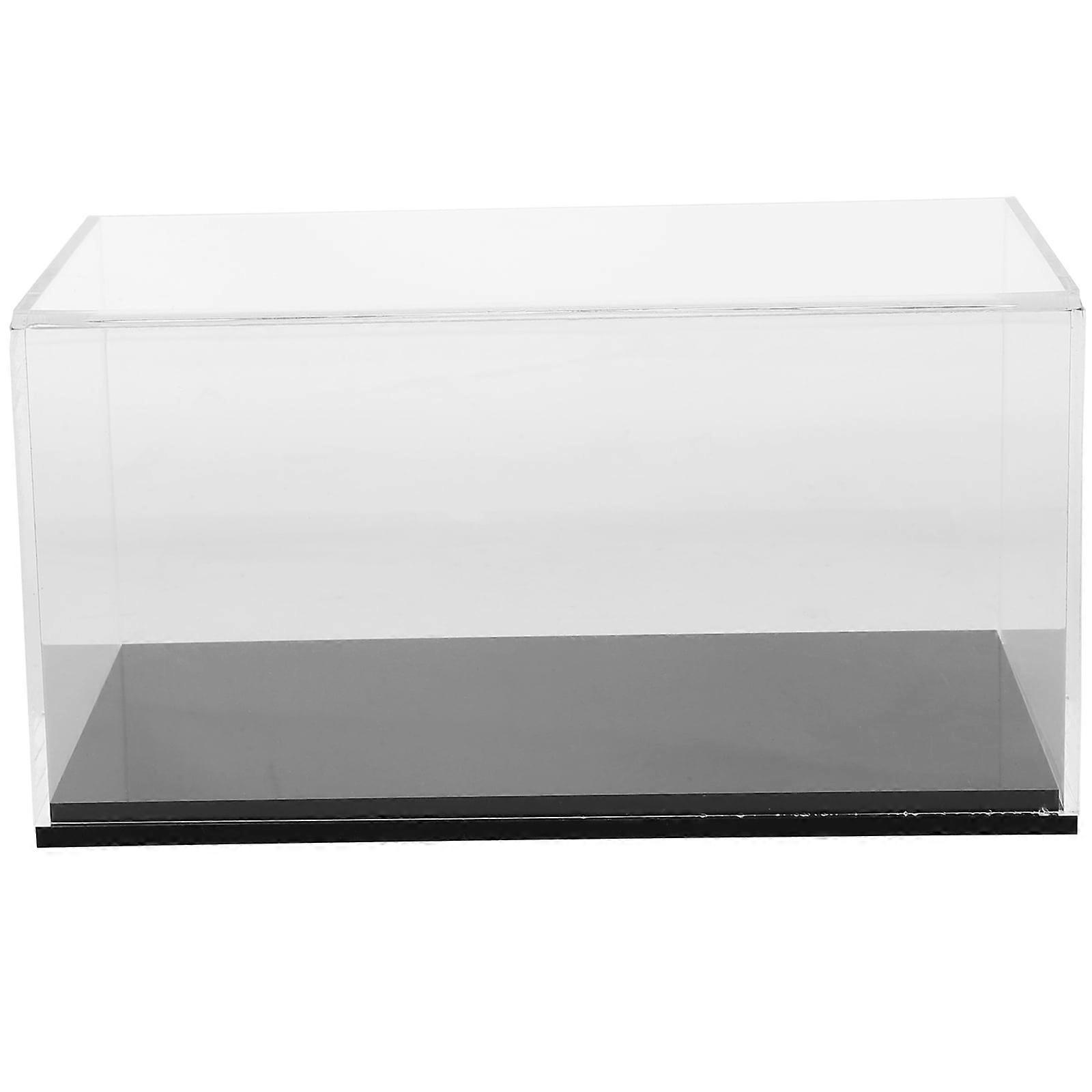 Mizh Acrylic Box Clear Display Case Multi-Purpose Display Box Transparent Figurine Display Case