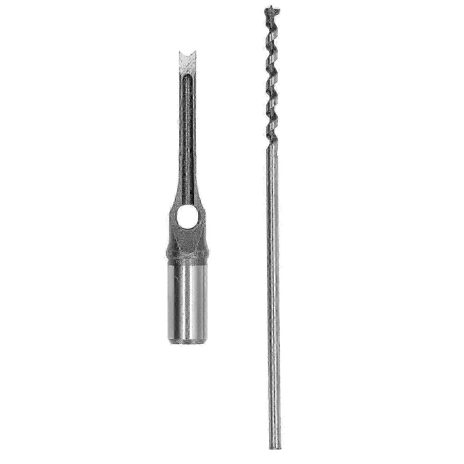Adjustable Mortising Chisel Drill Bit for Woodworking Power Tool - 8mm Alloy Steel