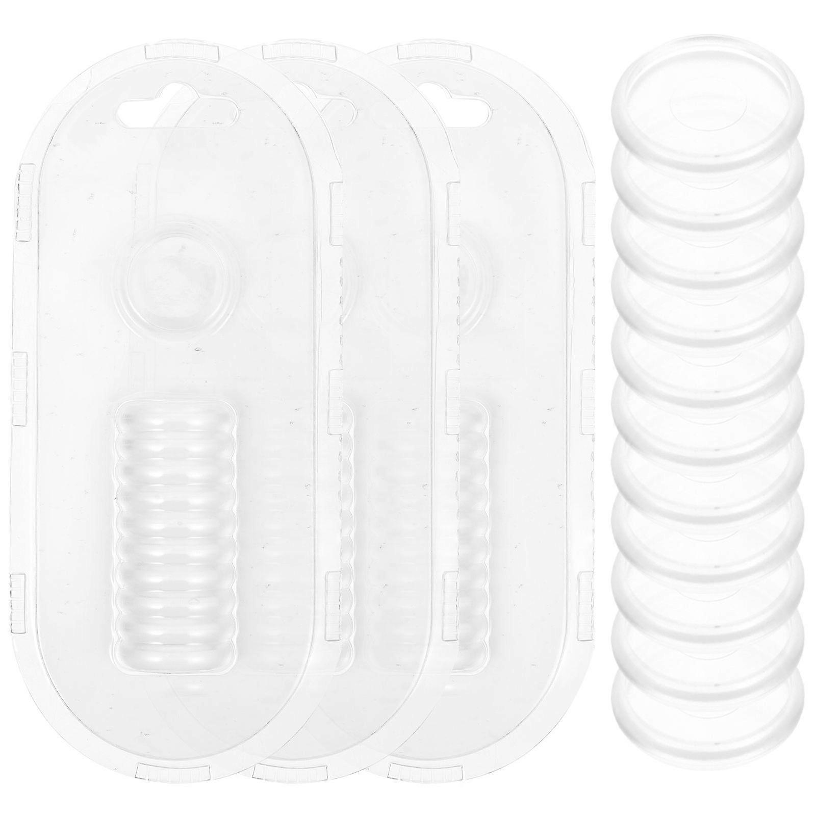 44pcs Plastic Book Binding Discs Leaf Binder Binder Rings for DIY Notepads Planners
