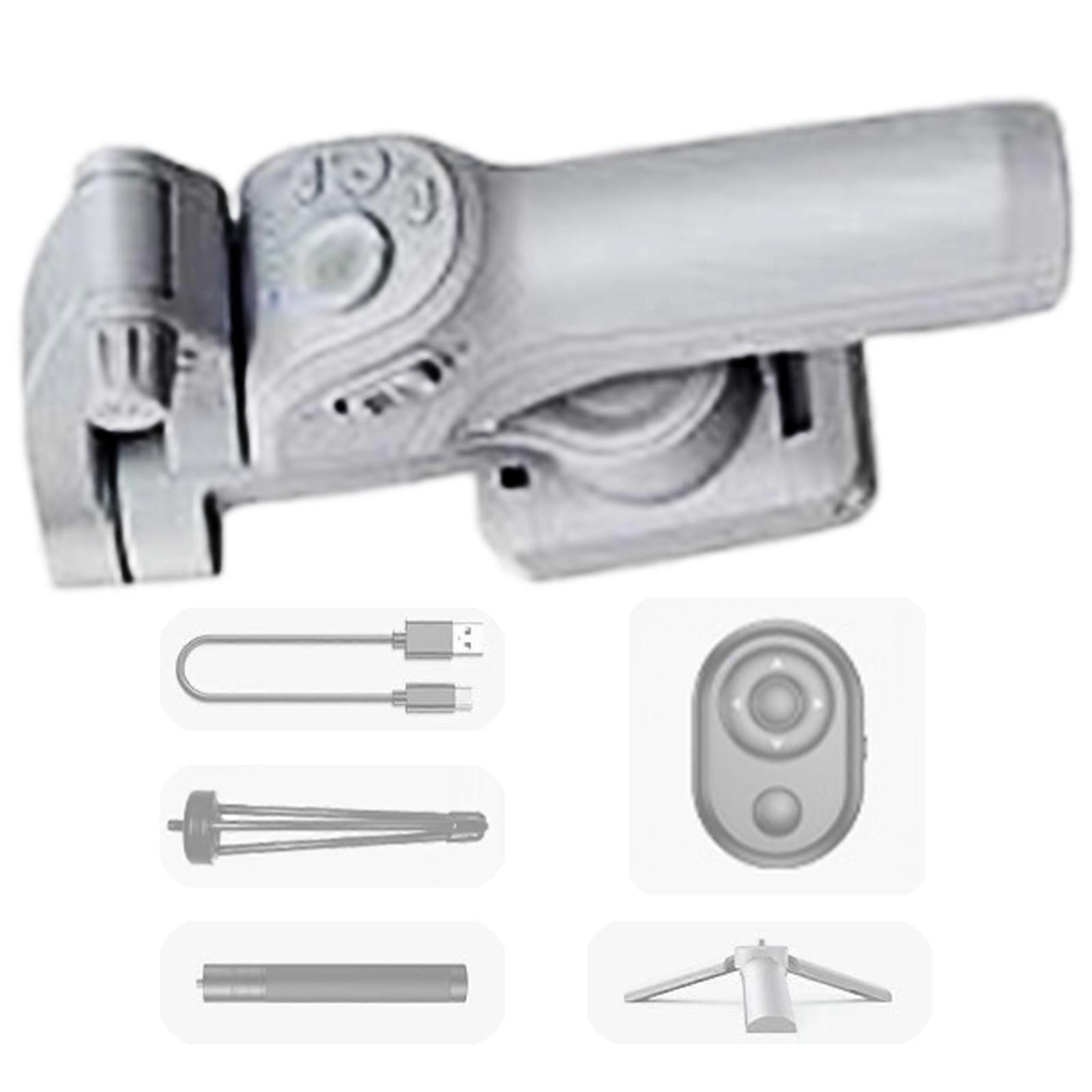 High Capacity 3Axis Camera Stabilizers AI Recognition 1000LM Fill Light Compactly Design For Travel Adventure Photo Multicolor