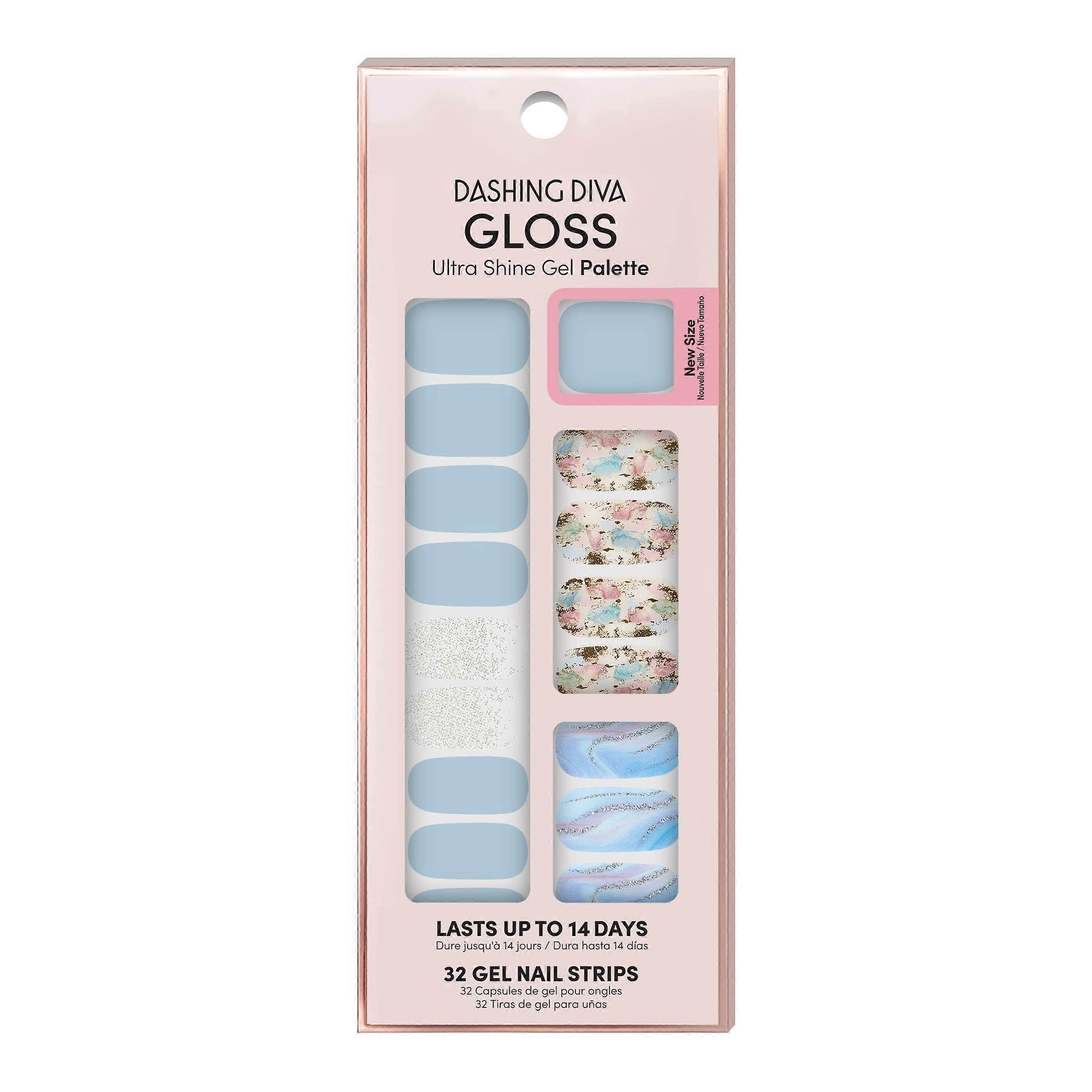 פלטת רצועות ג'ל Dashing Diva Gloss, מסע רוחני, 32 Ea