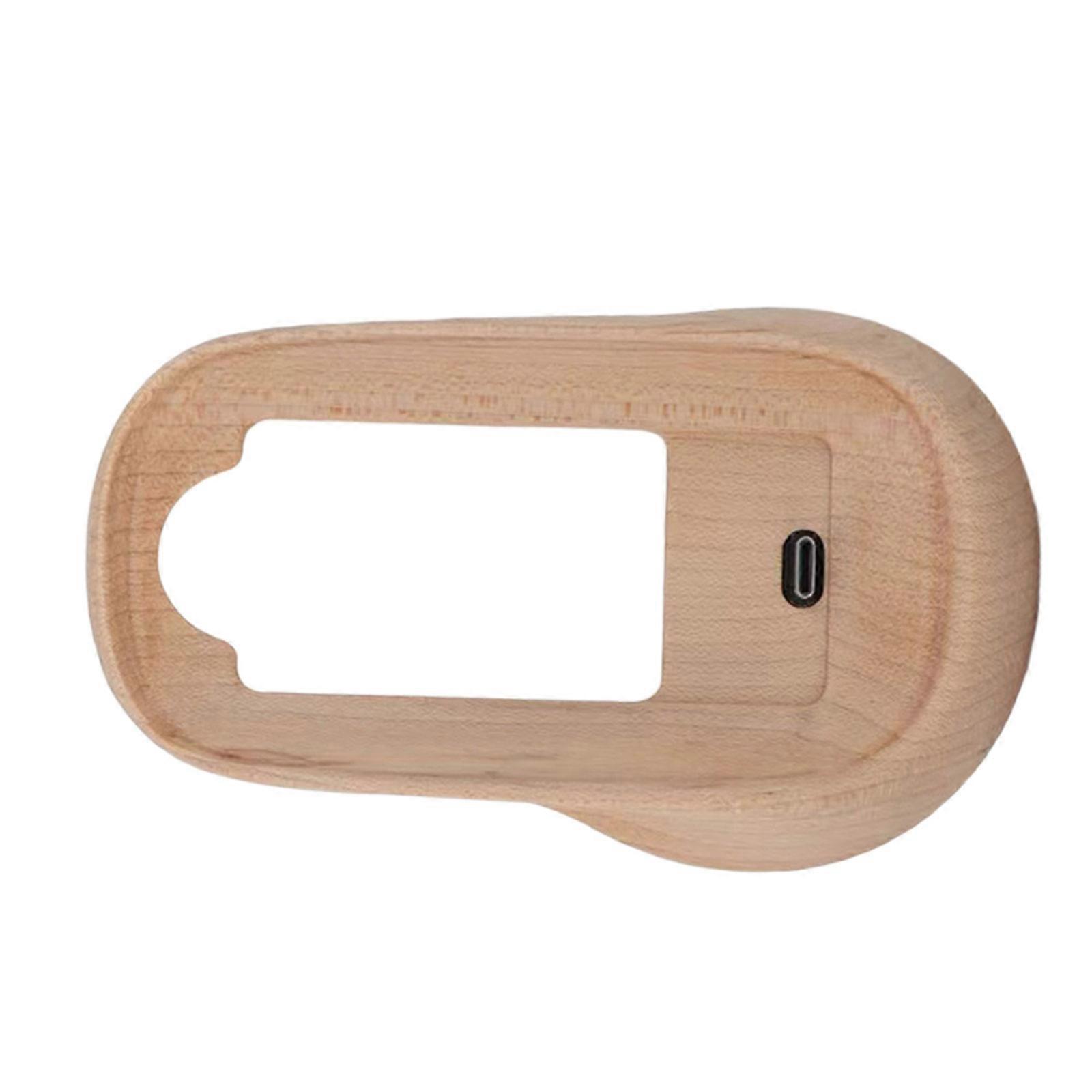 Wooden Mouse Stand For Secure Charging USB C Port Dock for Mouse Devices Multicolor