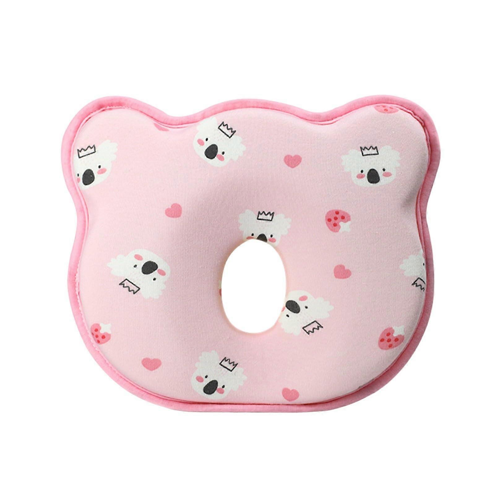 Satin Baby Pillowcase with Cartoon Cushion – Infant Head Shaping Pillow for 01 Year Olds (B1 A)