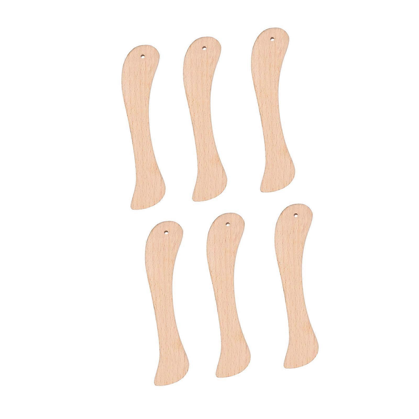 Flexible Handmade Wood Blade for Accurate Paper Cutting and Creative Work Multicolor