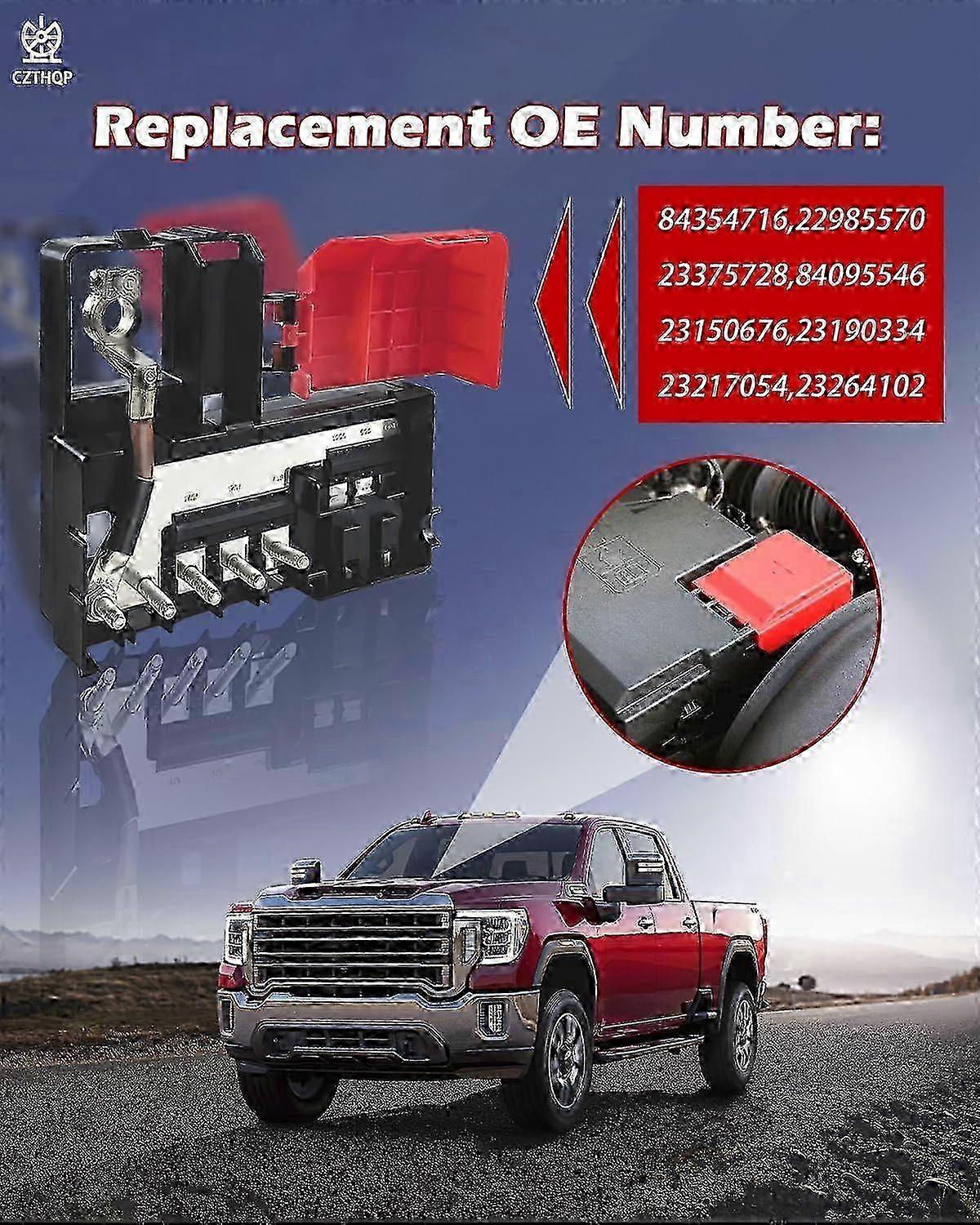 84354716 Battery Distribution Fuse Block for Chevrolet Silverado Suburban Tahoe, Power Distribution