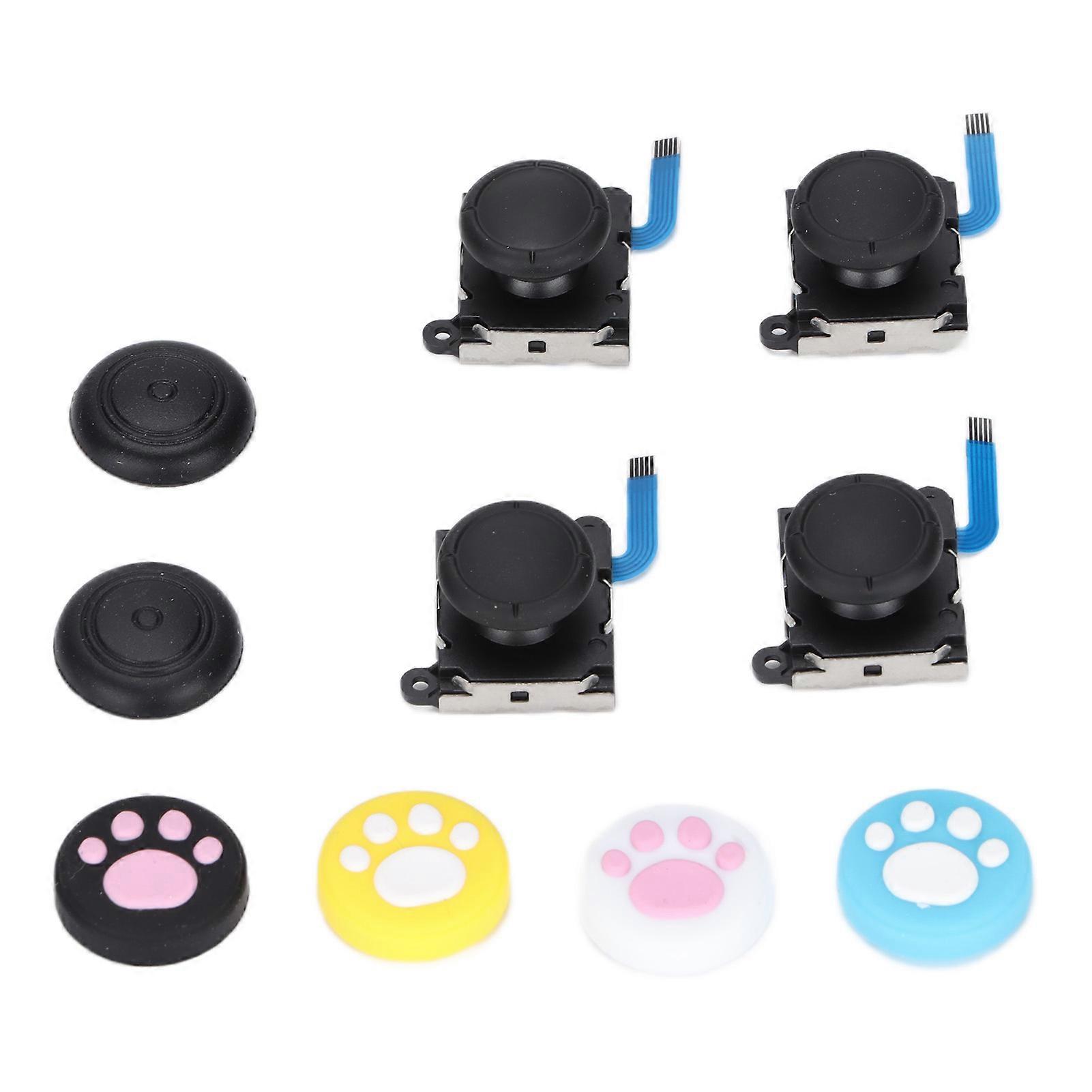 QM2107101 Joystick Replacement Kit Joystick Replacement with Joystick Caps for Switch Lite Joycon Console