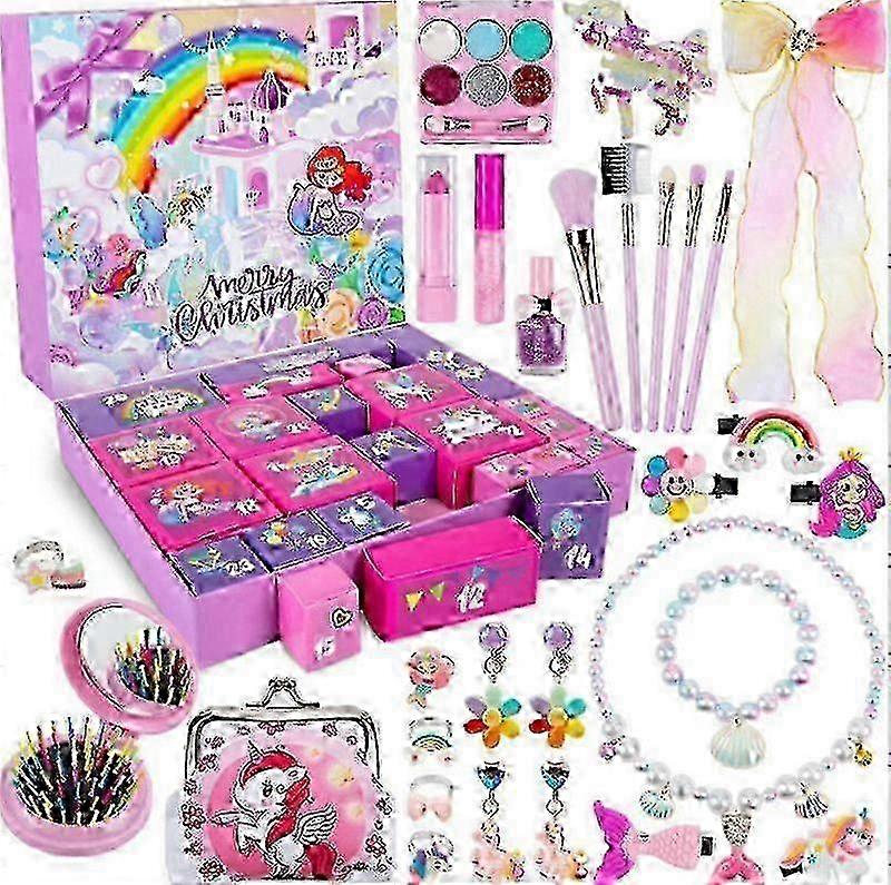 Adventný kalendár 2025 Adventný kalendár pre dievčatá - Jednorožec Darčeky pre dievčatá Adventný kalendár 24 dní Prekvapivé darčeky Najlepšie darčeky pre dcéry