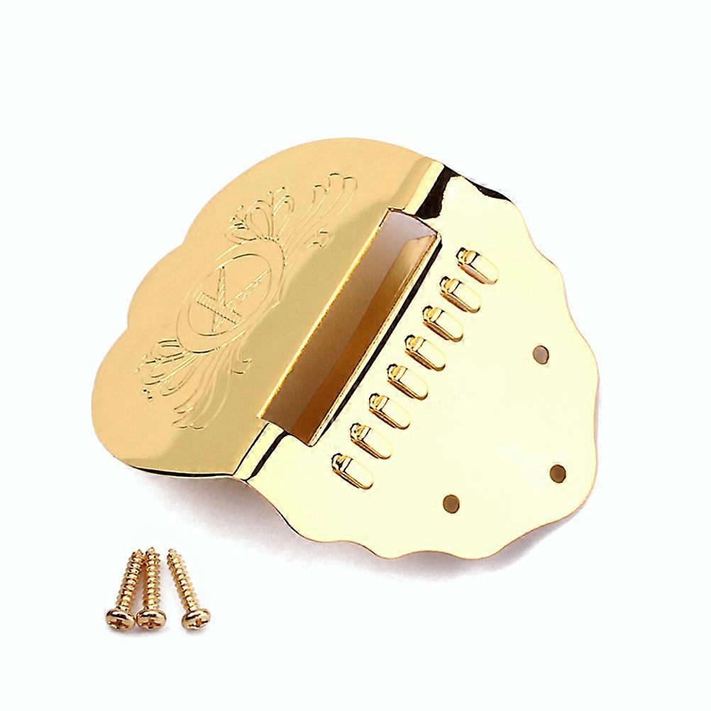 Gold Guitar Tailpiece for Mandolin 8-String Replacement with
