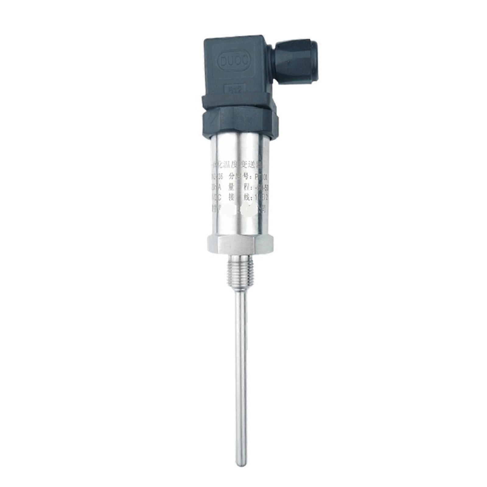 PT100 Temperature Sensor Transmitter 420mA 010V RS485 for Industrial Process 0150°C 50mm