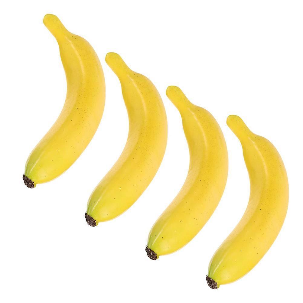 Simulation Banana Fake Fruit Models for Decoration 8Pcs