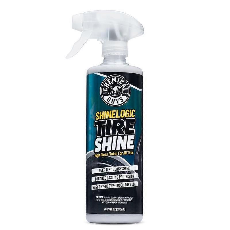 CHEMICAL GUYS ShineLogic RS Tire Shine �C Deep Wet Black Gloss, Long-Lasting Protection, No-Sling Formula �C Easy Spray-On Application with Sh
