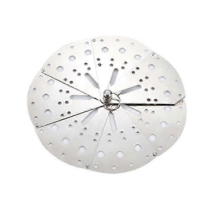 Stainless Steaming Cover Adjustable Drop Lid for Anti-Overflow Pots