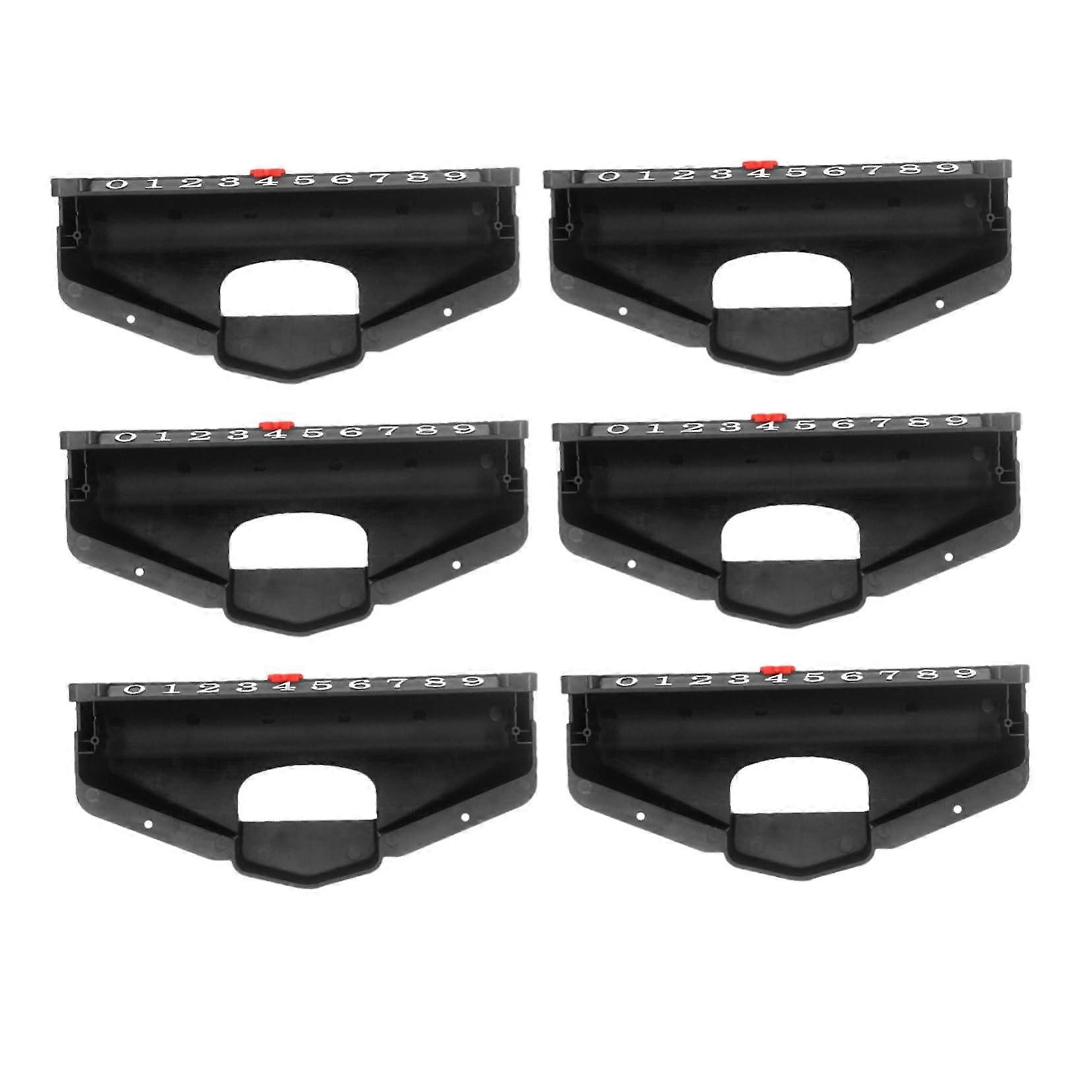 Table Hockey Score Counters Plastic 6Pack Portable Scoring Markers For Tabletop Air Hockey And Foosball Accessories