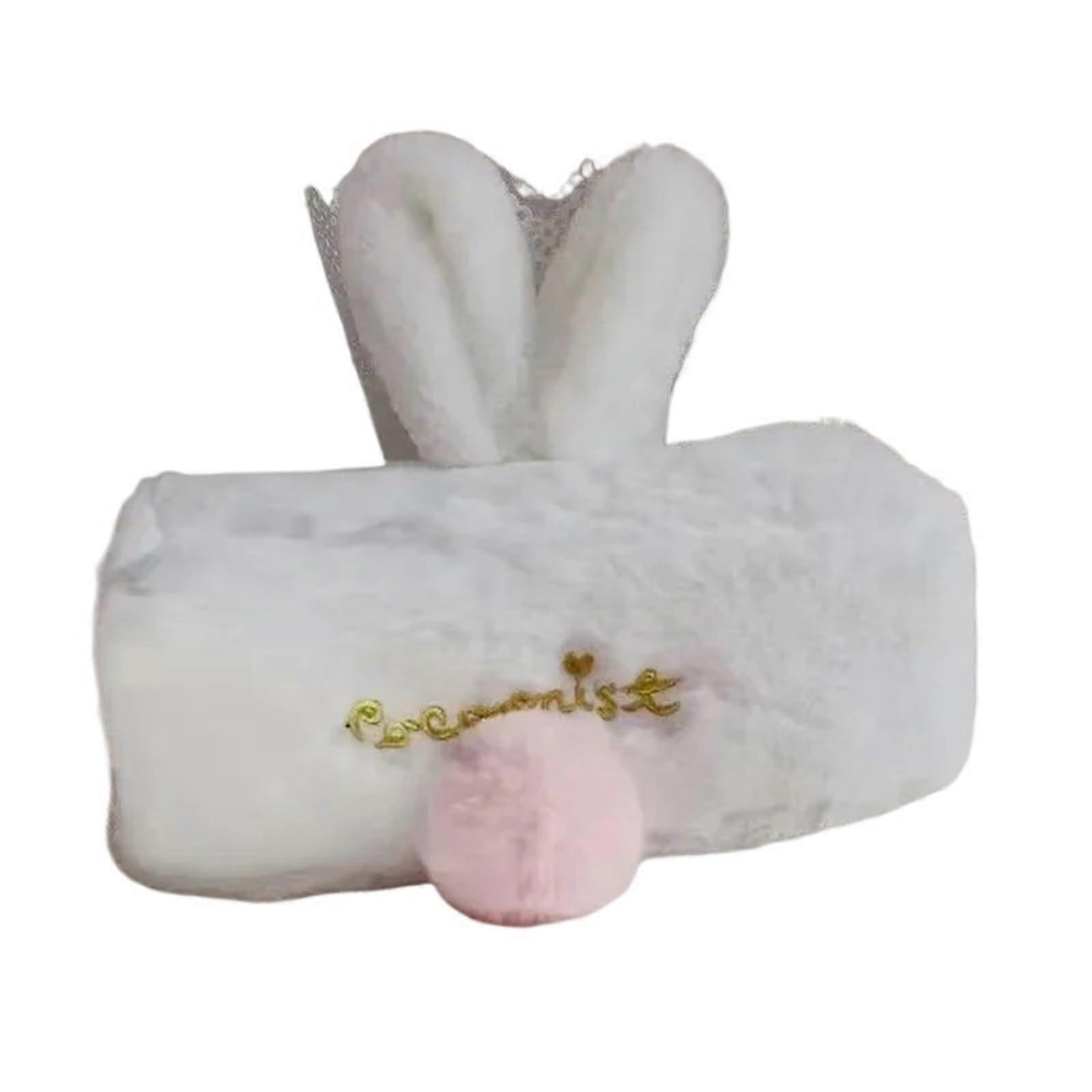 Clear Acrylic Tissue Box Holder Rectangular with Weighted Stable Design for Home and Office