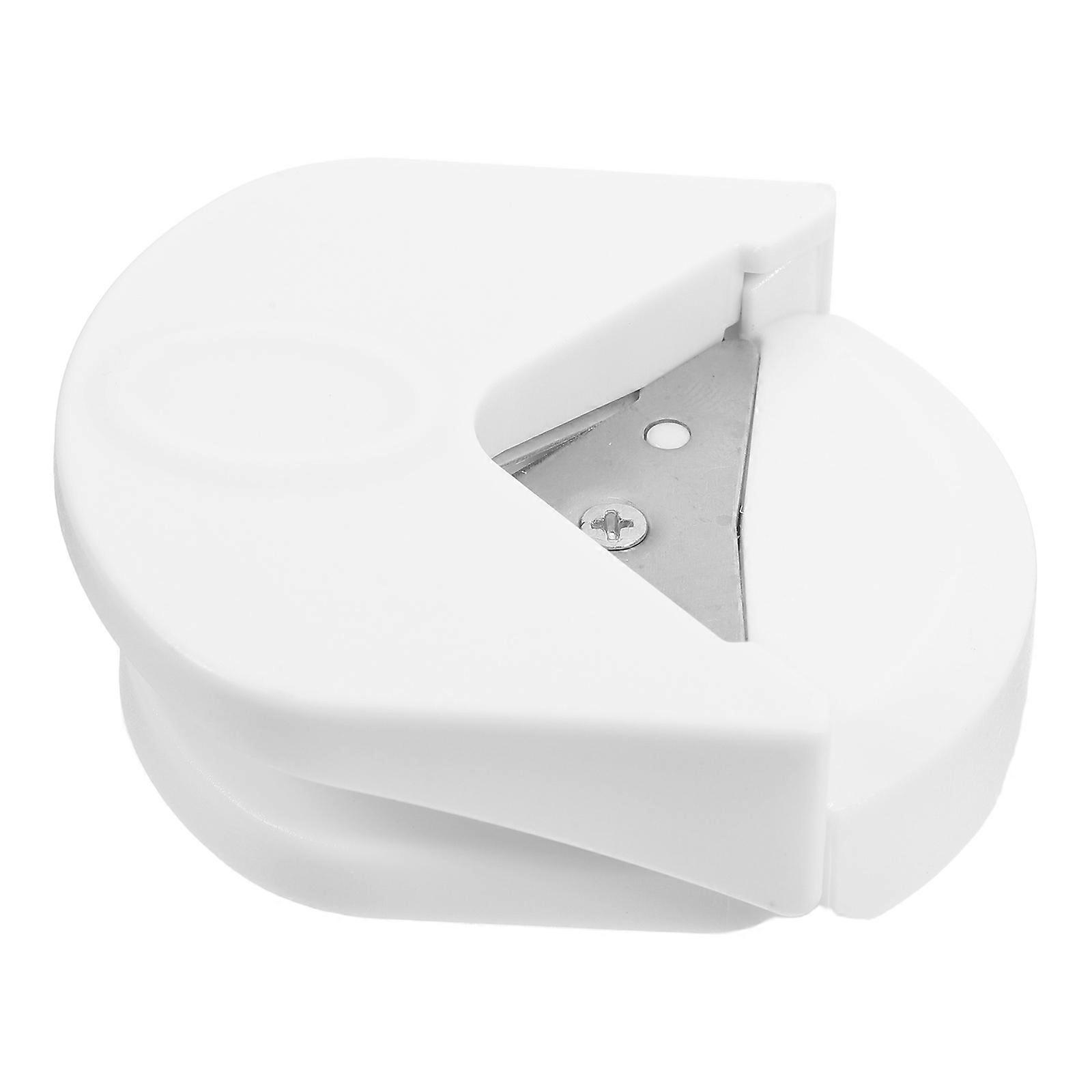 Edge Rounder Paper Corner Punch For Cardstock Book Binding Corner Cutting Tool Compact Design White 1Pcs