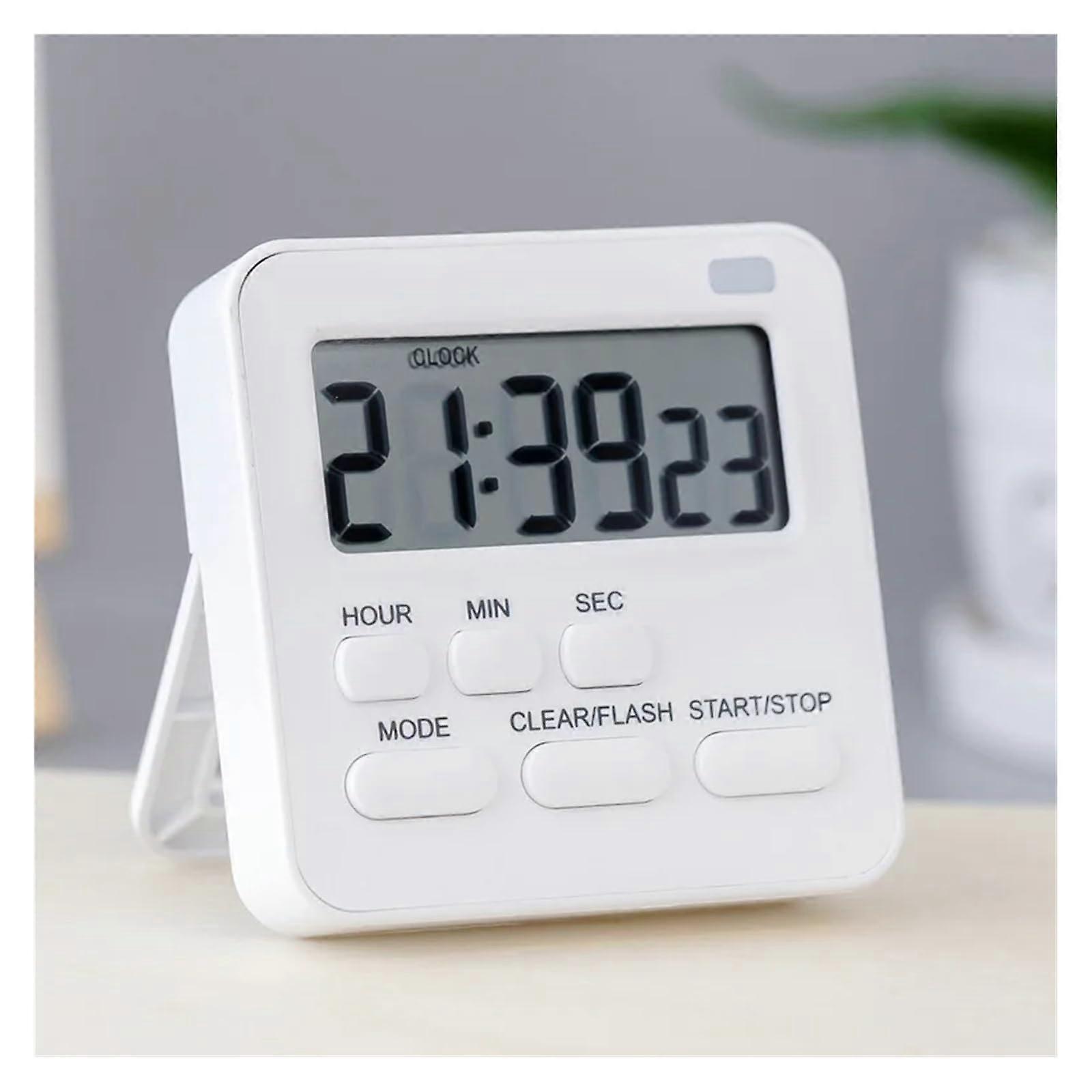 Digital Countdown Timer Clock with Flashing Light and Magnetic Back for Kitchen Cooking Sport Study Games (Color)