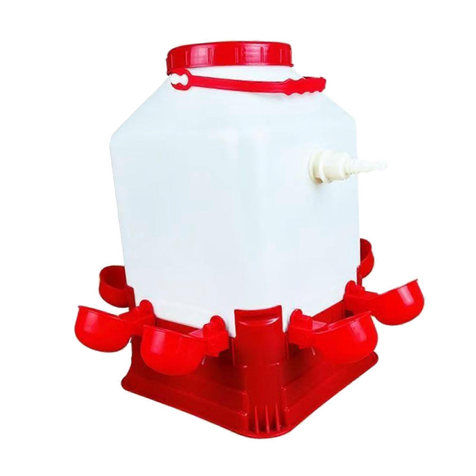 Professional Chicken Feeder Waterer AntiWaste Design Duck Coops Feeder with Leakproof Design Poultry Watering Essential Multicolor