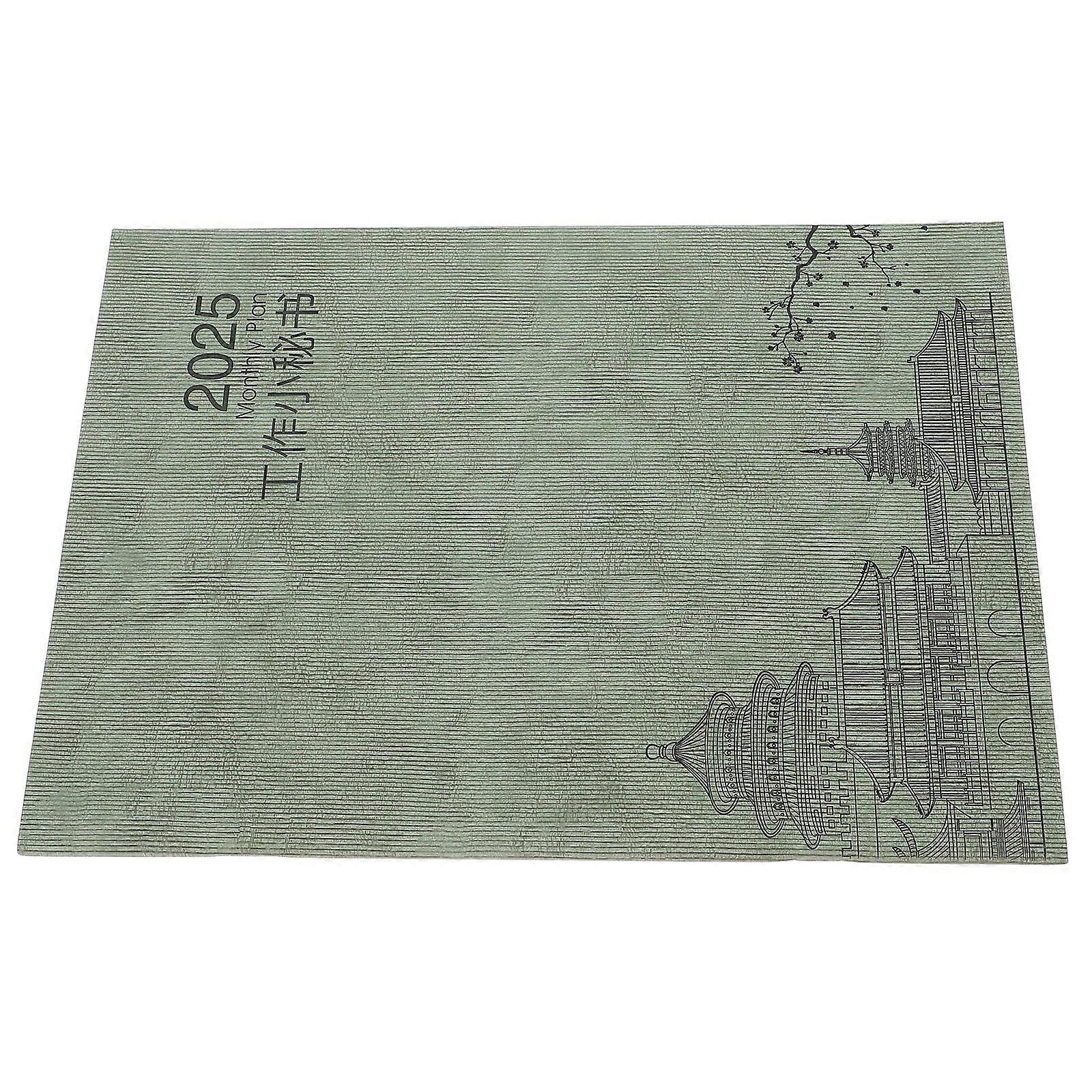 Time Management Schedule Book Calendar Planner for Home Use 2025 Notepad