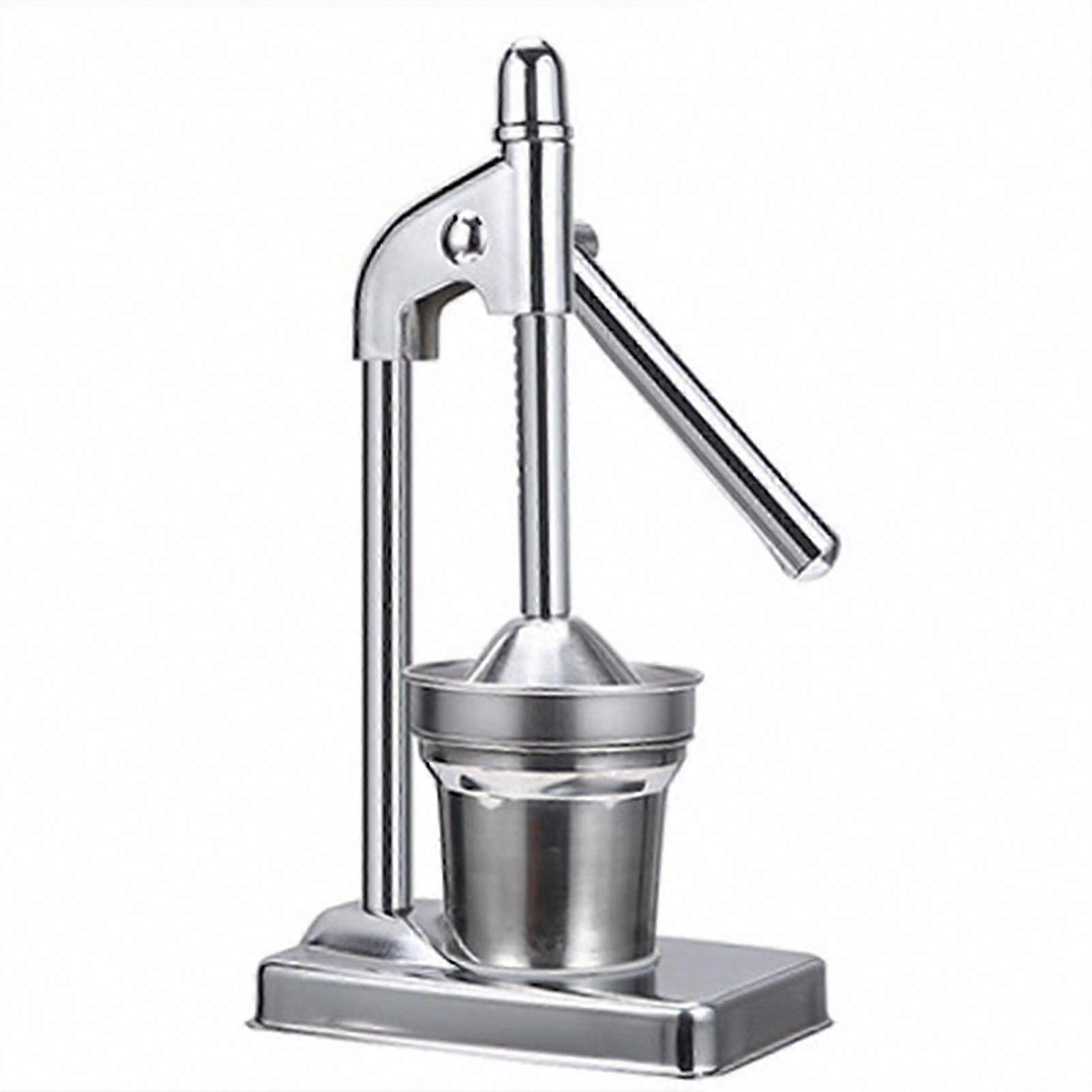 Manual Citrus Juicer for Efficient Fruit Pressing, Sturdy Stainless Steel