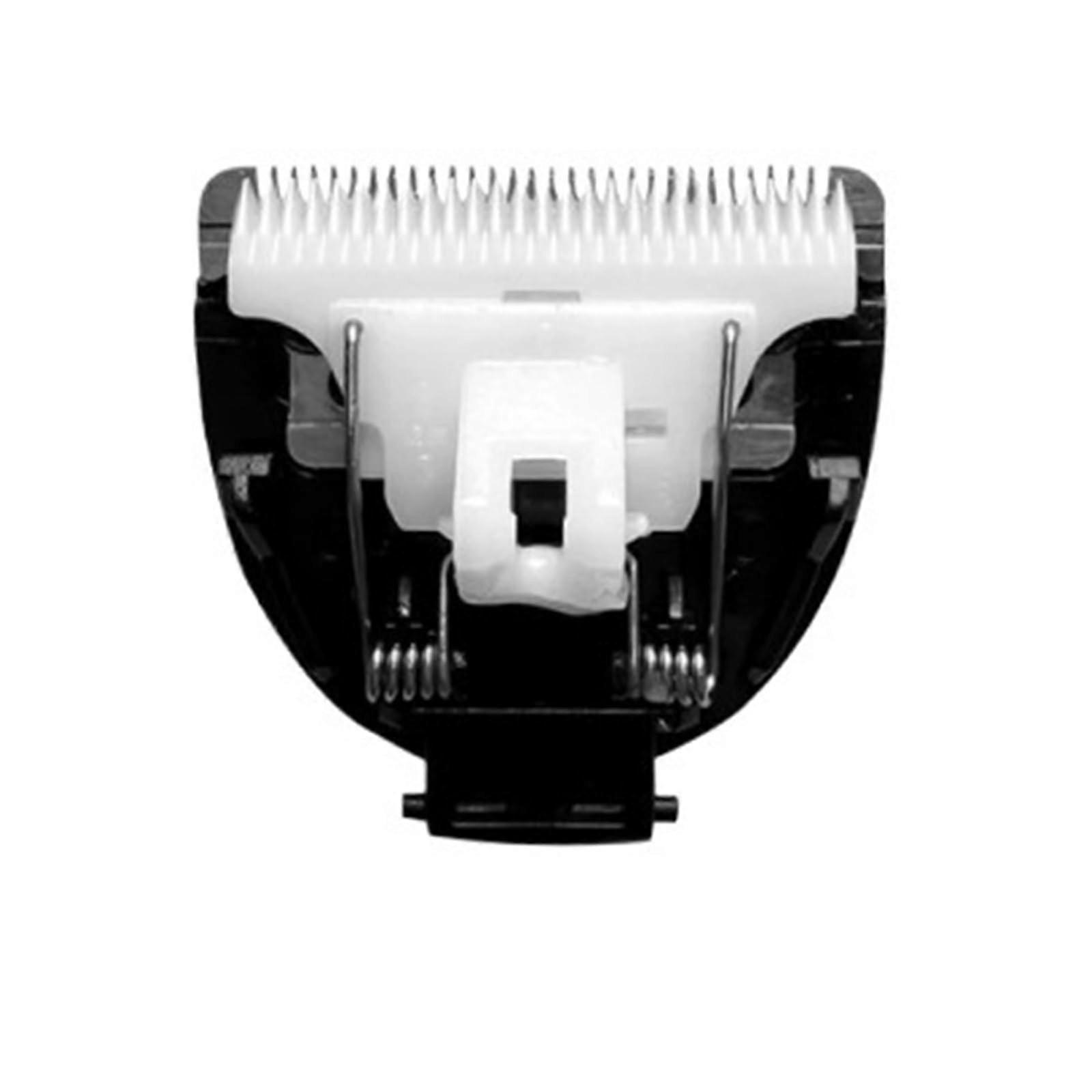 Hair Clipper Blade Ceramic Titanium Replacement with ZeroPull Cutting and Waterproof Design