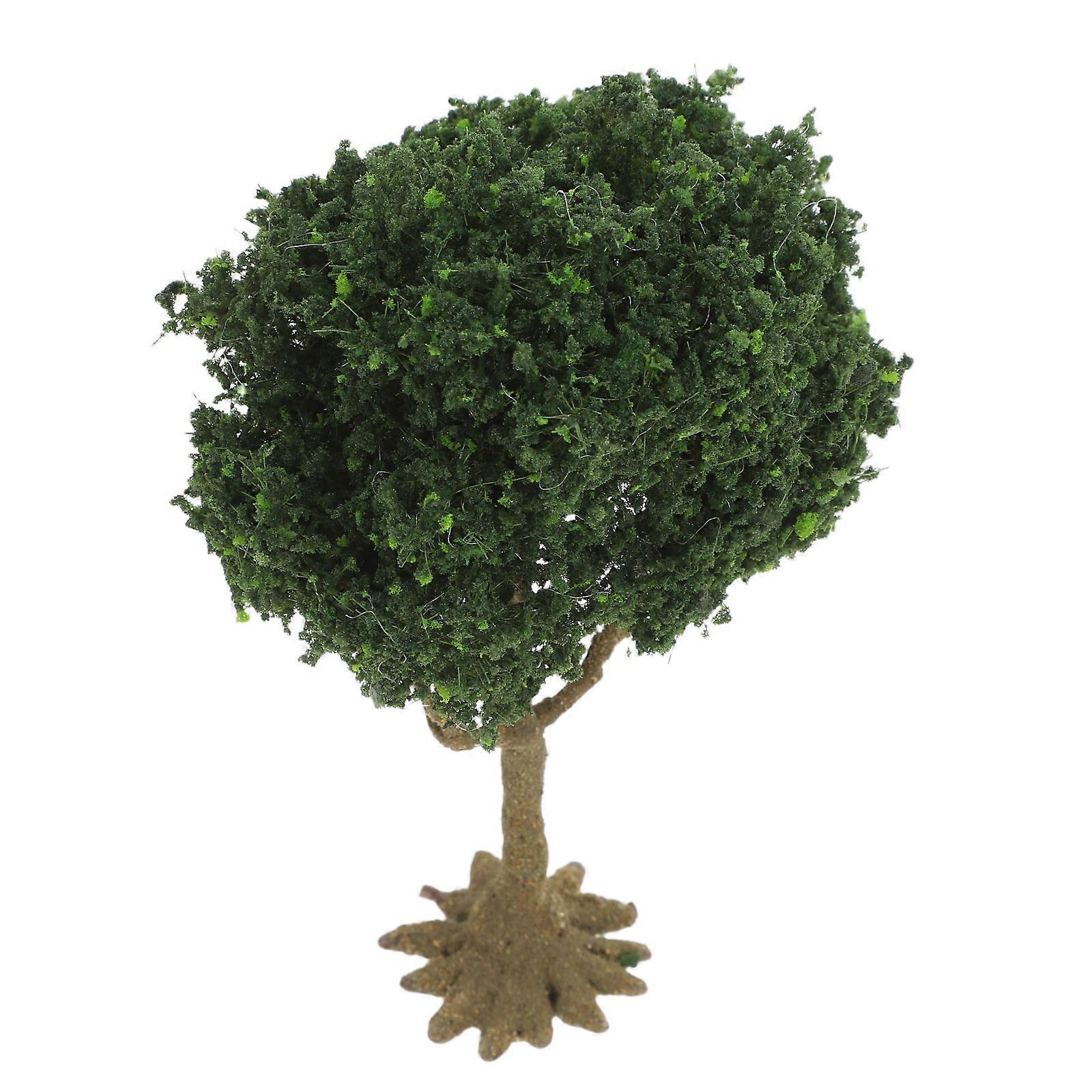 Miniature Trees Model for Landscape Decoration with 2Pcs Realistic Design