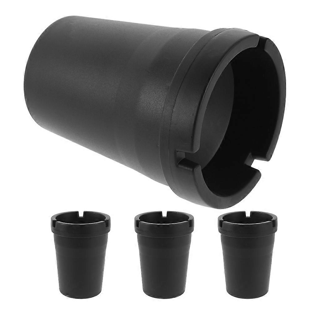 Small Ashtray Car Ashtray Features Detachable Design 4Pcs Set