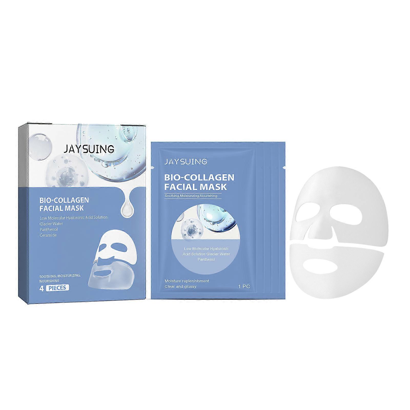 Jaysuing Collagen Soothing Mask (Box Set) Hydrates, Moisturizes, Enhances And Improves Skin Elasticity And Facial Moisture