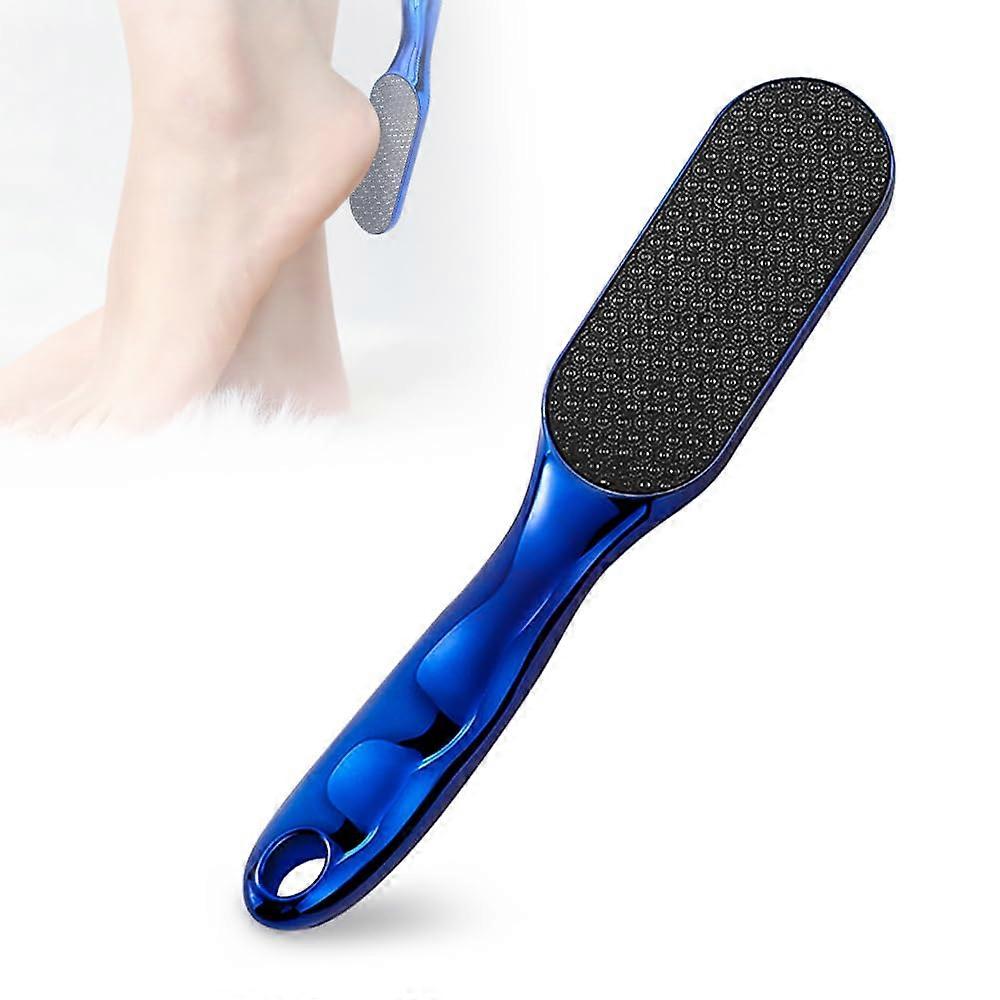 Glass Foot File Callus Remover for Smooth Skin, Durable Pedicure Tool Blue 1pc