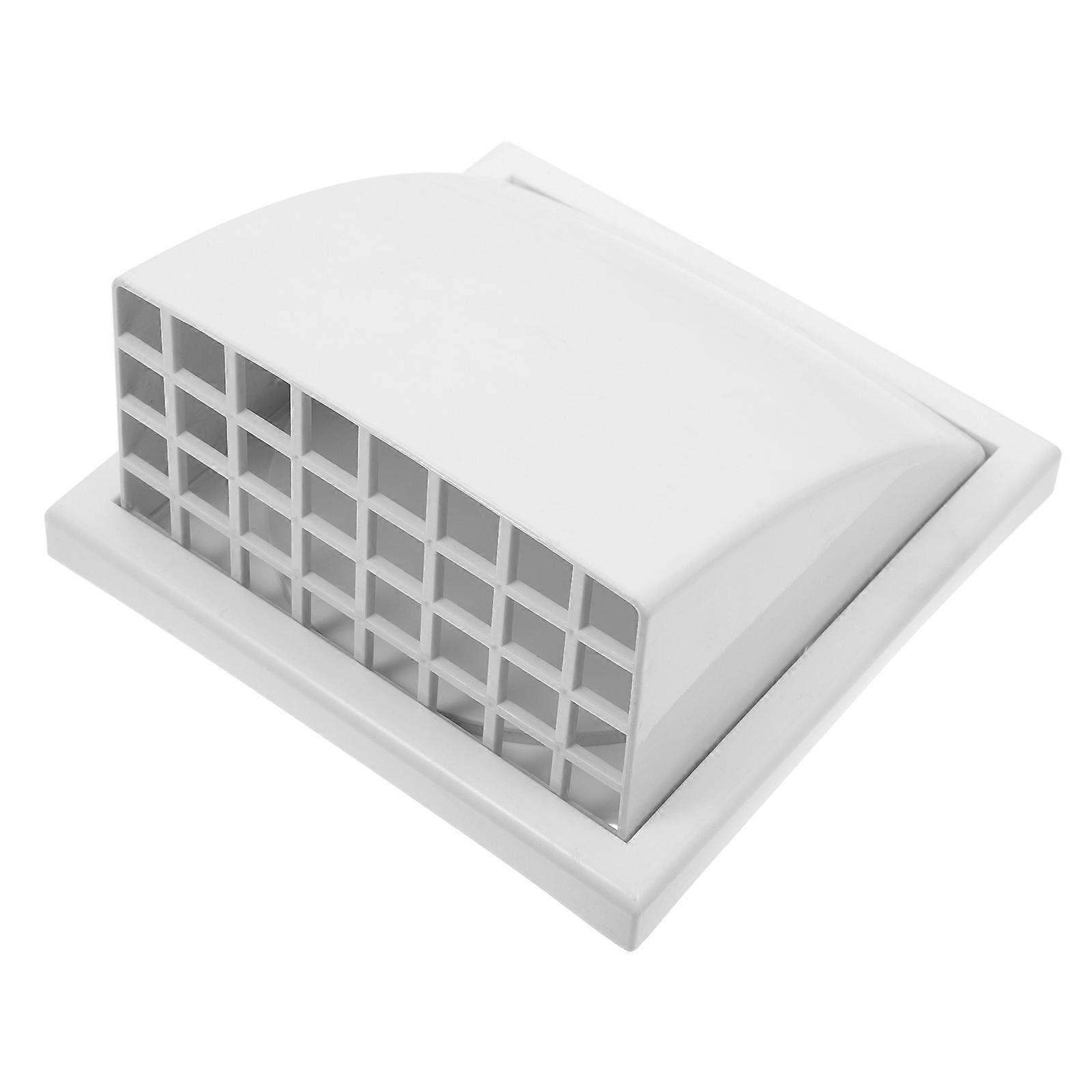 Vent Deflector Wall Vent Cover for Home Use White Plastic