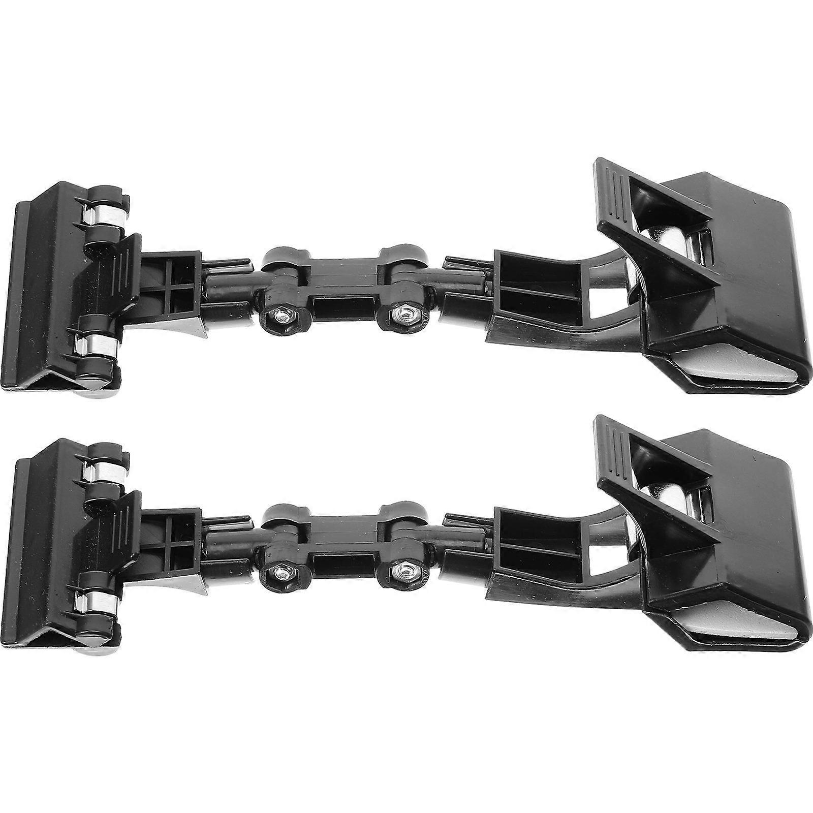 Merchandise Sign Clip Black Plastic Rotatable for Display 8Pcs
