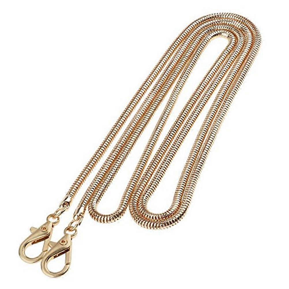 Small Chain for Bag Copper Skinny Snake Chain for 2Pcs Handbag Use