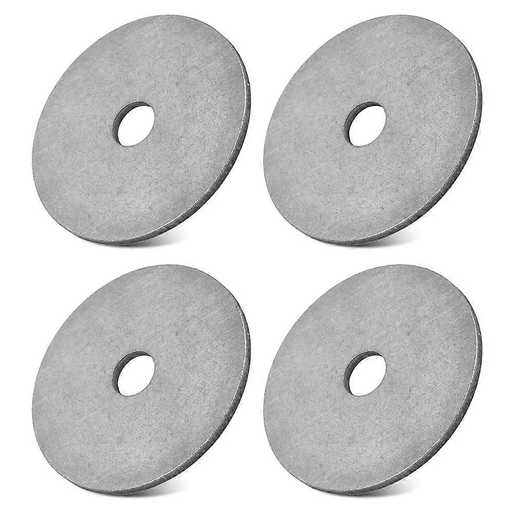 4pcs Washers for Low Profile Survey Stakes Property Line Markers,the Visibility of the Survey Maker Stakes