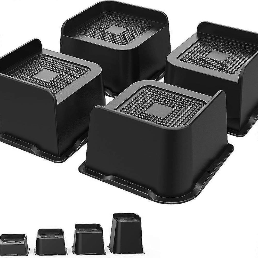 4 Pcs/Set Support Bed Risers Heavy-Duty Bed Lifter Bed Lifts Risers  Couch Sofa Table Chair Leg