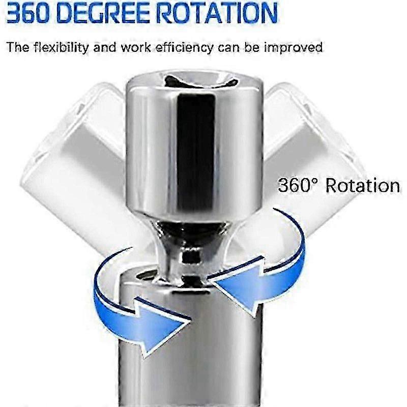 Thin Wall Rotating Magnetic Spark Plug Socket 3/8 Inch Drive Removal Tool Compatible With Motorcycl