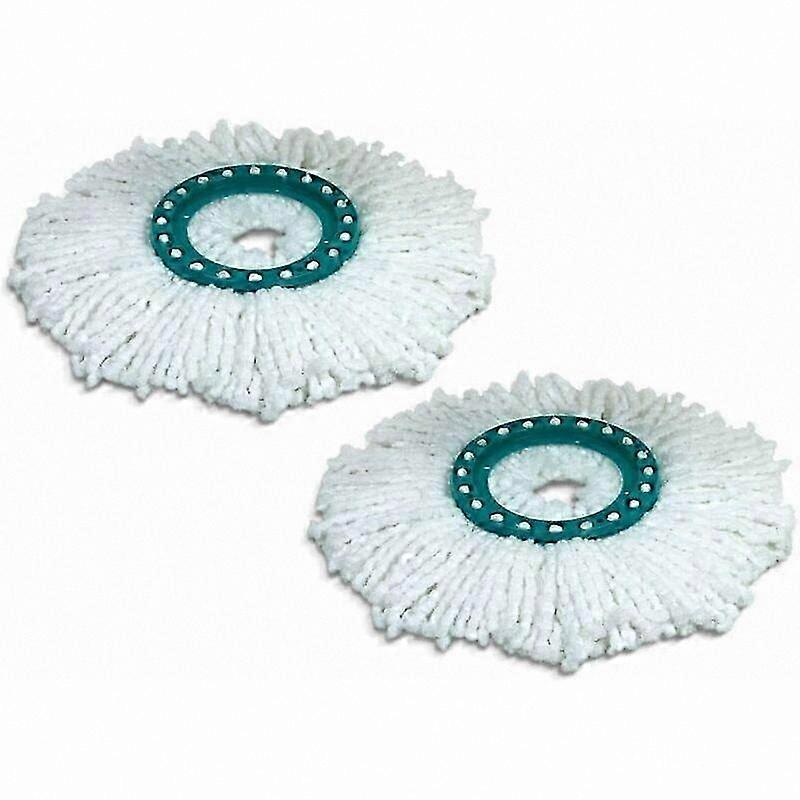 2-Pack Microfiber Mop Heads for Tile and Stone Floors, Absorbent Replacement Pads, Easy to Clean and Replace