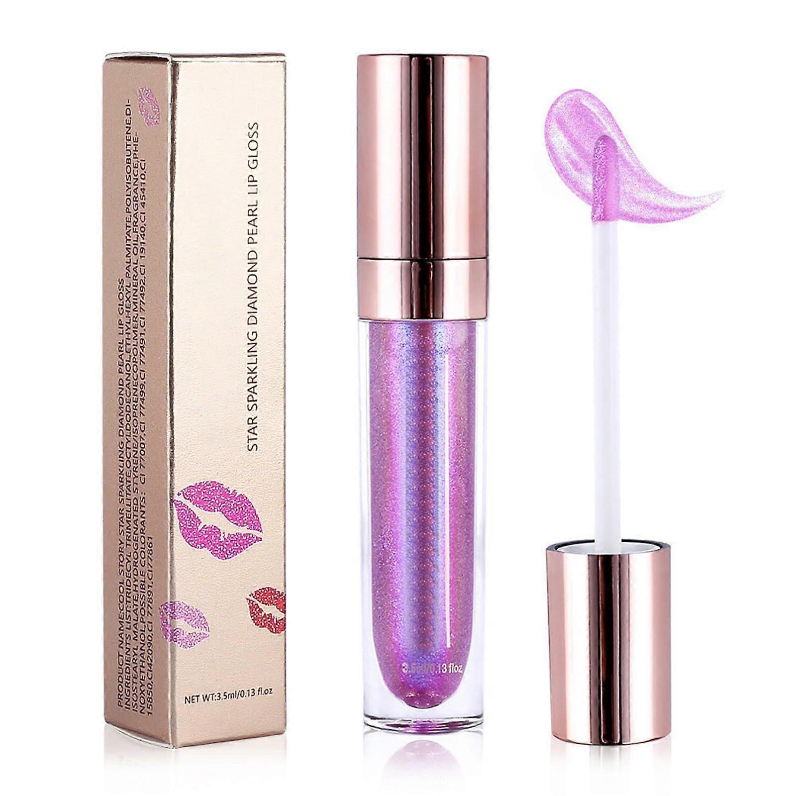 Pearlescent Plumping Lip Gloss A03, Long Lasting Moisture Lock, NonSticky Volumizing Shine