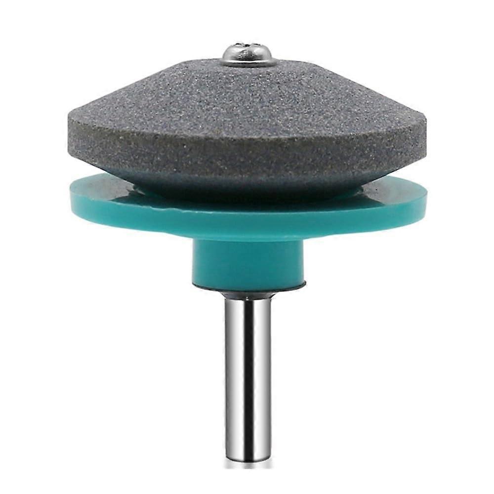 50mm Lawn Mower Blade Sharpener for Rotary Drill, Speed Universal Grinding Tool Green