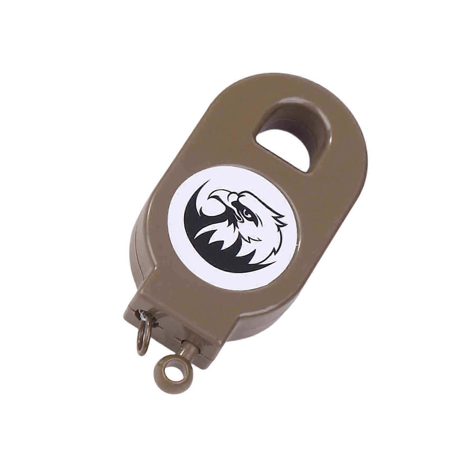 Rebounds Hunting Keychain Plastic Quick Setting Trap Clip Retractable Pull Keychain for Capturing Chickens And Ducks Multicolor
