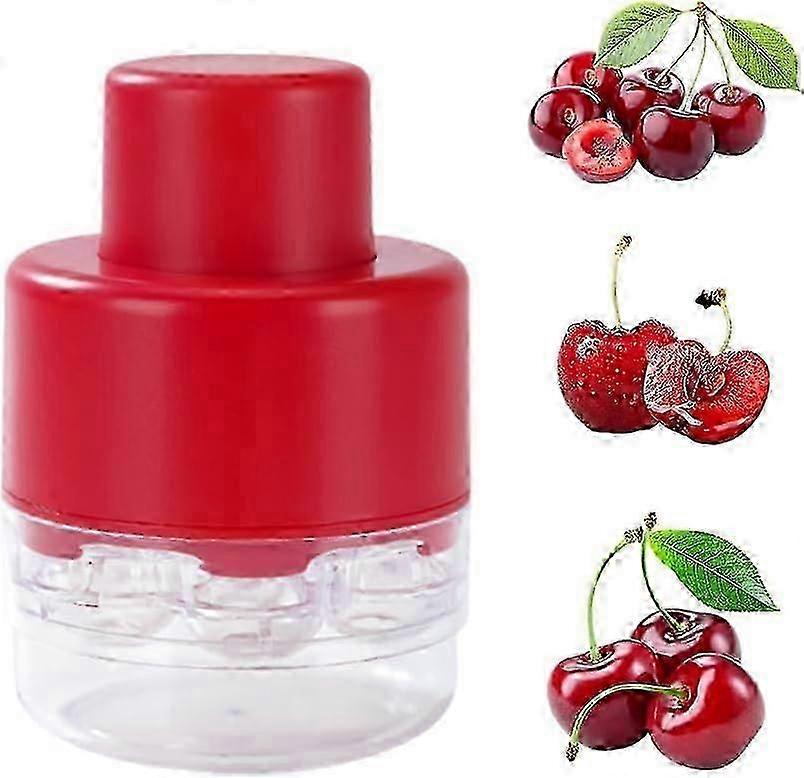 Portable Cherry Core Pit RemoverSeven-hole press cherry pitter, kitchen gadget 25-26