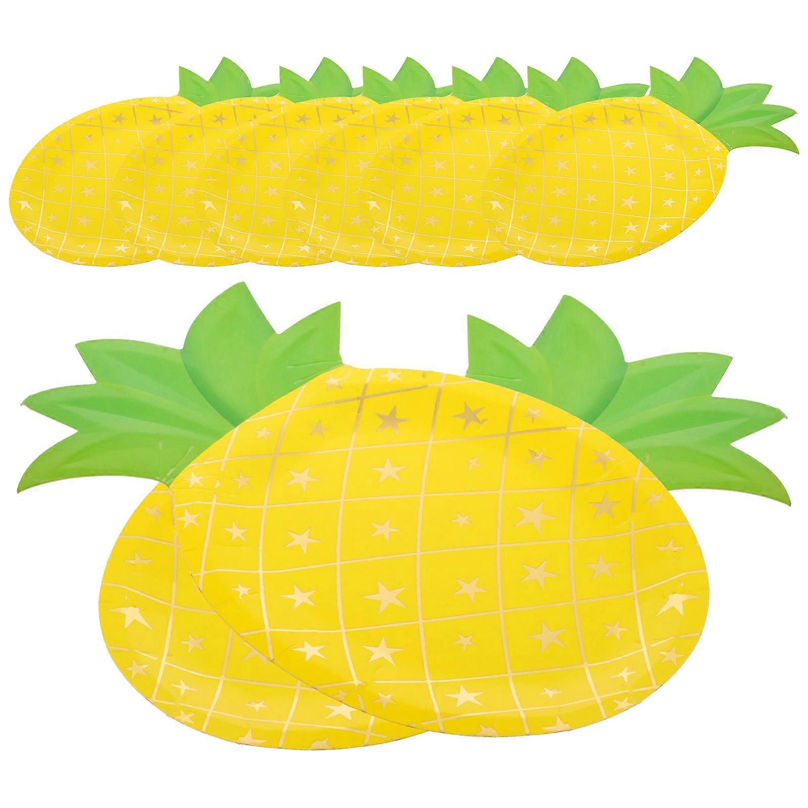 Pineapple Paper for Parties 8Pcs Assorted Color